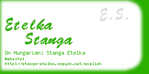 etelka stanga business card